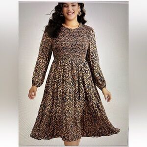 Floral Long Sleeve Dress